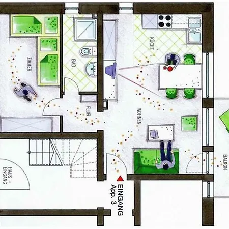 Friedericia - Whg.3 - #105457 Appartement *